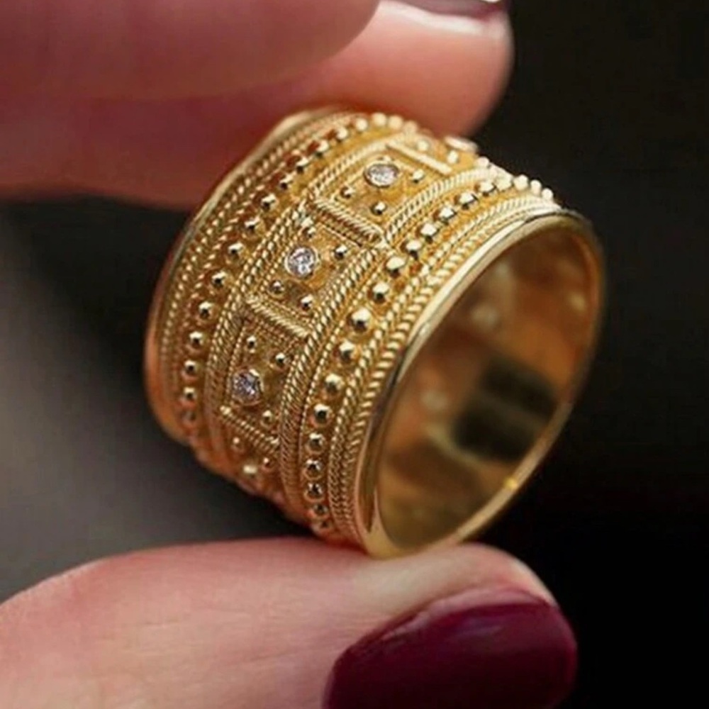 STATEMENT BRIDAL WEDDING RING - Picture 4 of 7